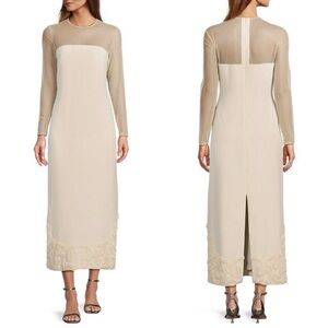 NWT - Antonio Melani x Elizabeth Damrich "Babe" Mesh Crepe Soutache Dress.